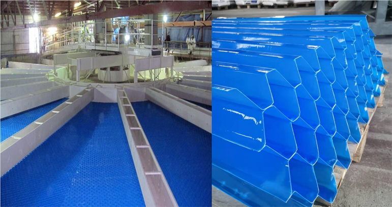 Tube Settler Media để xử lý nước thải