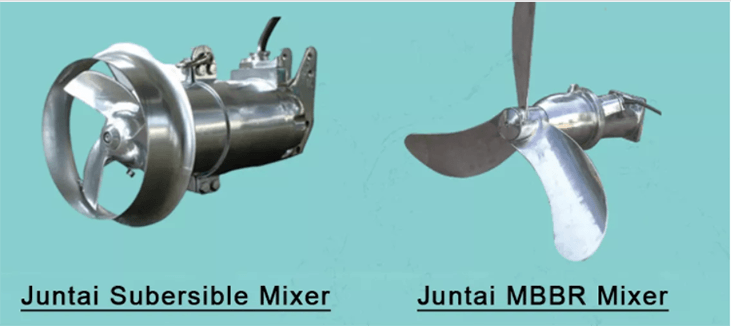 Máy trộn chìm nihao và Máy trộn mbbr